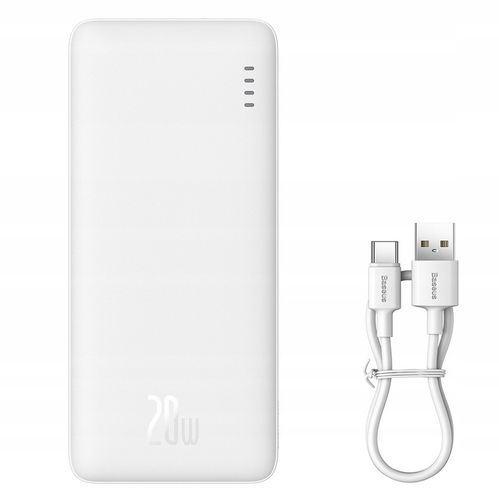 Powerbank Baseus Airpow 20W 10000mAh z kablem Baseus Simple Series USB-A - na Arena.pl