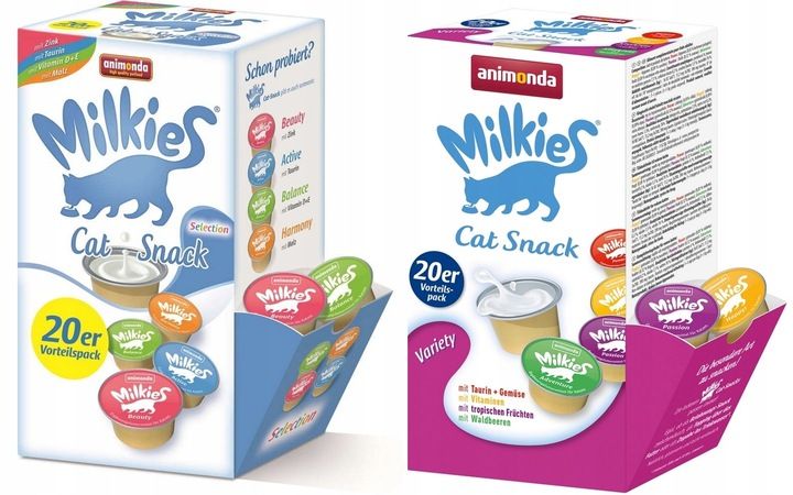 ANIMONDA MLEKO MILKIES SELECTION + VARIETY 40X15G zdjęcie 1