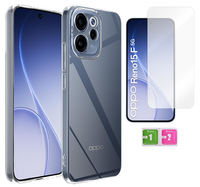 Etui silikonowe do OPPO RENO 15F 5G pokrowiec case 2mm + szkło na ekran 9H