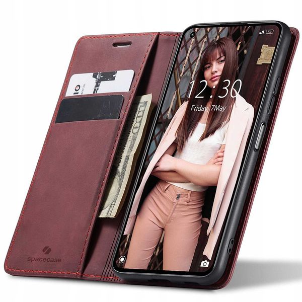 Spacecase Wallet Mi 10T Lite red zdjęcie 1
