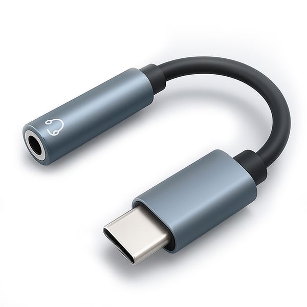 Qoltec Adapter USB-C do Jack 3.5mm Hi-Fi Audio 10cm zdjęcie 1