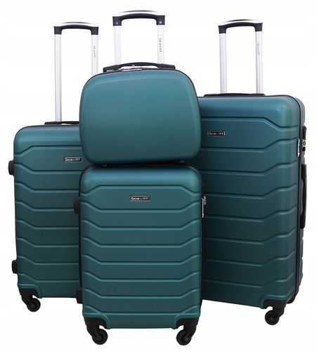 ZESTAW WALIZEK 4w1 WALIZKA PODRÓŻNA NA KÓŁKACH GRAVITT 931 na Arena.pl