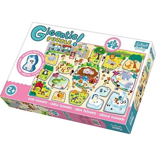 TREFL Puzzle Gigantic ZOO 12 elementów 2+ na Arena.pl