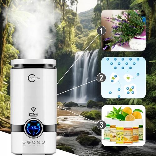 Nawilżacz powietrza SMART HOME+ WIFI automatyczny AROMATERAPIA OLEJKI na Arena.pl