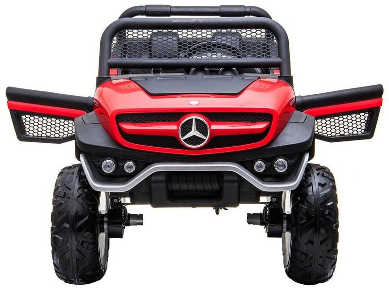 Auto na Akumulator Mercedes Unimog Czerwony zdjęcie 4