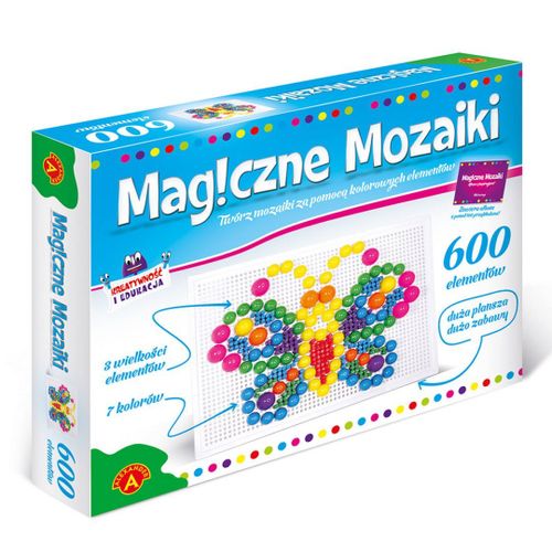ALEXANDER Magiczne Mozaiki wpinanie guzików 600el. na Arena.pl