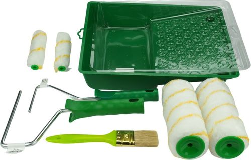 ZESTAW MALARSKI WAŁEK PĘDZEL KUWETA ŚCIANY SUFITY na Arena.pl