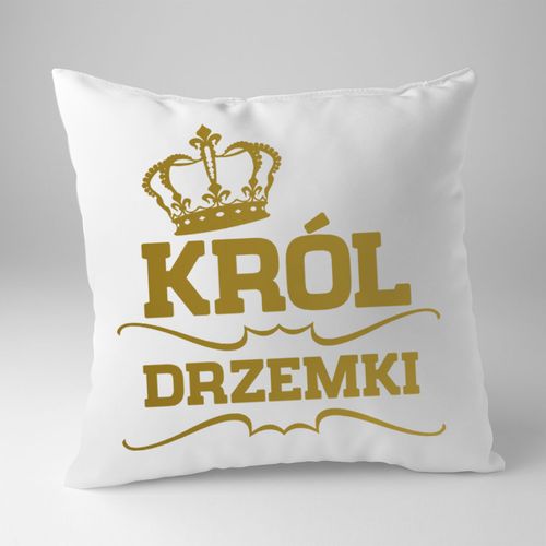 Król drzemki - poduszka z nadrukiem na Arena.pl