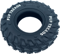 Zabawka dla psa gryzak opona czarna o zapachu mleka 15cm