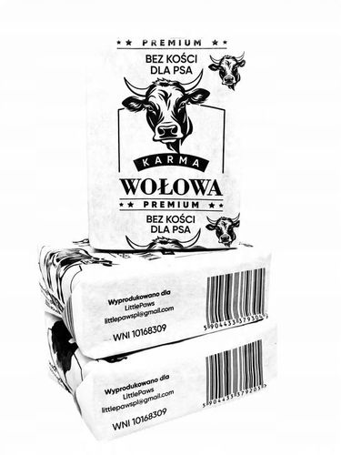 10 KG MIĘSO MROŻONE DLA PSA WOŁOWE PREMIUM BEZ KOŚCI WOŁOWINA BARF KARMA na Arena.pl