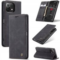 ETUI Z KLAPKĄ SPACECASE WALLET PORTFEL DO XIAOMI MI 11 LITE/5G NE + SZKŁO