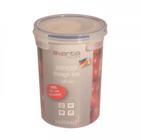 POJEMNIK DO PRZECHOWYWANIA ŻYWNOŚCI OKRĄGŁY 1600 ML HERMETYCZNY AXENTIA