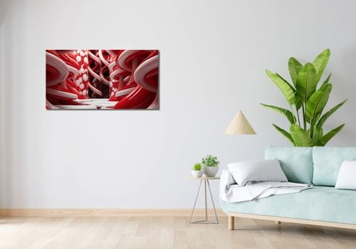 Obraz 100x50cm Czerwone Wiry na Arena.pl