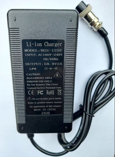 ŁADOWARKA DO HULAJNOGI MOTUS Pro 10 TECHLIFE X7 X8 58,8V 2A zdjęcie 2