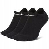 Skarpetki Stopki Czarne Nike Everyday CUSH Dri-Fit 3-Pack R. 42-46 3-pary