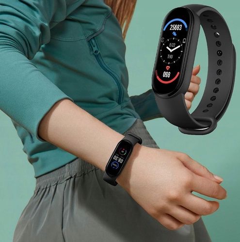 Smartwatch Lewer SmartBand M6 czarny na Arena.pl