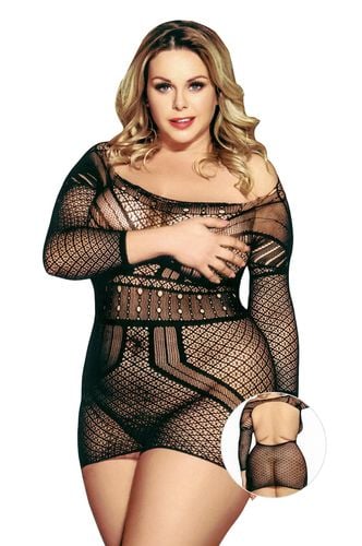 mesh dress h3192 black xl na Arena.pl