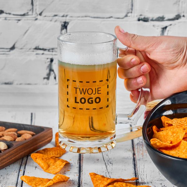 KUFEL NA PIWO + dowolna personalizacja LOGO w kolorze zdjęcie 4