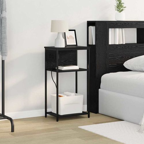 Szafka Nocna Czarny dąb 28.1 x 40.9 x 75 cm na Arena.pl