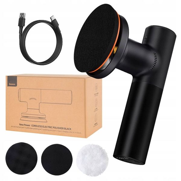BASEUS POLERKA BEZPRZEWODOWA 30W DO SAMOCHODU MASZYNA POLERSKA DO KAROSERII zdjęcie 9