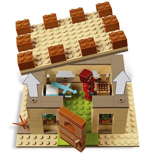 LEGO Minecraft  Najazd złosadników 21160 na Arena.pl