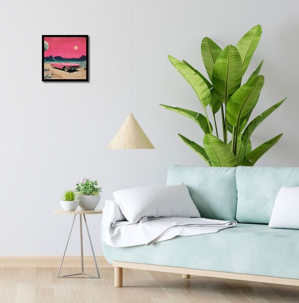 Plakat 30x30cm Kabriolet W Kosmosie zdjęcie 4