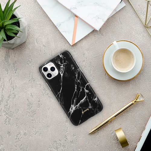 ND38_CRG-MRB-IP11P-BLK Crong Marble Case ? Etui i na Arena.pl