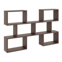 Regał ścienny, półka wisząca, 127x18x80 cm, wenge, mat | TYLETEGOTU