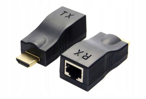 EXTENDER HDMI PRZEZ ZŁĄCZE RJ45 CAT 5E/6 30M 4K na Arena.pl