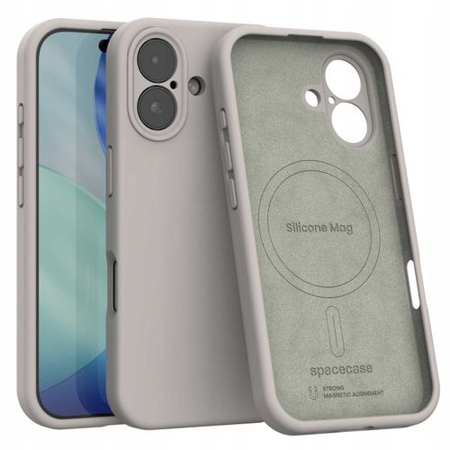 Spacecase Silicone Mag Iphone 17 Stone na Arena.pl