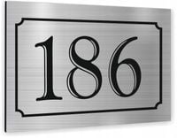 NUMER DOMU tabliczka adresowa tablica 40x30cm ALU