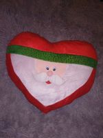 Poduszka Mikołaj w kształcie serduszka
