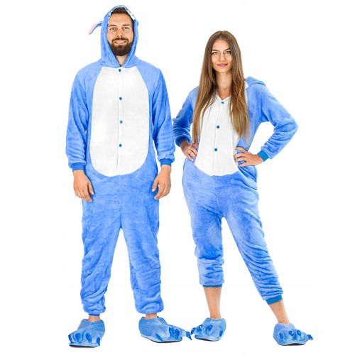 KIGURUMI ONESIE DRES PIŻAMA KOMBINEZON STITCH L na Arena.pl