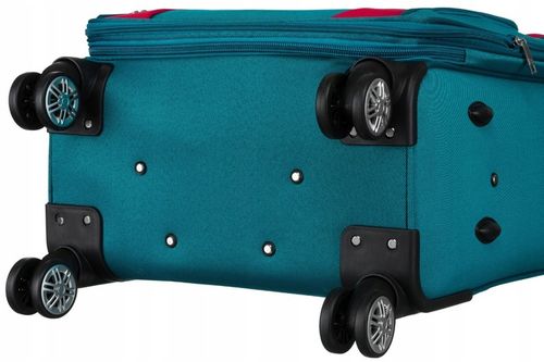 Walizka miękka na 4 kółkach ŚREDNIA pojemna solidna bagaż PETERSON na Arena.pl