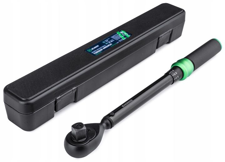 KLUCZ DYNAMOMETRYCZNY 1/2"Z BLOKADĄ 10-60NM CERTYFIKAT KALIBRACJI CR-V ETUI zdjęcie 14