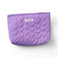 kosmetyczka jednokomorowa pikowana serca 25 x 5 x18 cm ks120fio