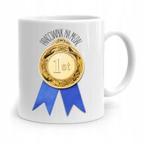 Dla Pracownika Robotnika Kubek Pracownik Na Medal Z Nadrukiem Ze Zdjęciem