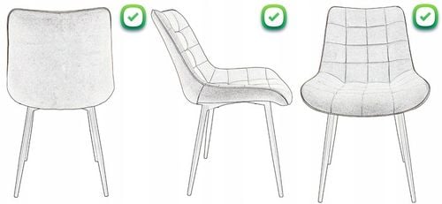 2 x krzesło misty czarne (nowe kody) na Arena.pl