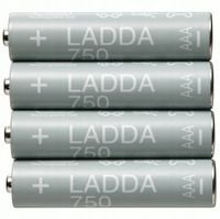 IKEA LADDA Akumulatorek do ładowania, HR03 AAA 1.2V, 750mAh 4 szt.