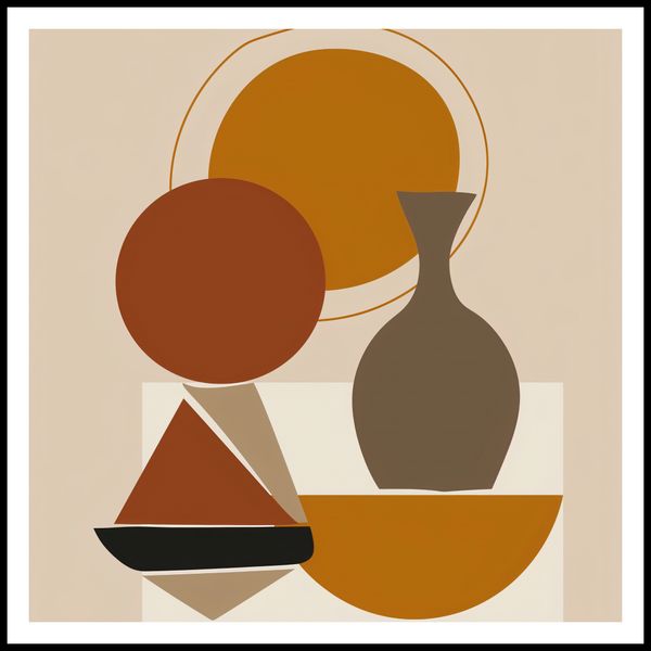 Plakat 80x80cm Geometryczna Utrata zdjęcie 3