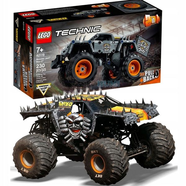 LEGO TECHNIC 42119 MONSTER TRACK Jam Max-D 2w1 zdjęcie 4