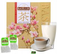 Basilur MILK OOLONG herbata zielona MLECZNA ekspresowa CHIŃSKA - 100x1,5 g