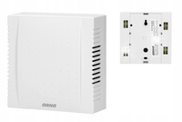 DZWONEK GONG DWUTONOWY 230V QUATRO AC BIAŁY - ON-MR-149/W