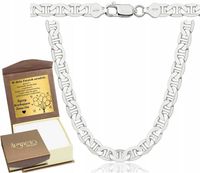 Łańcuszek Srebrny Męski Pełny Diamentowany Gucci 6,50 mm pr 925