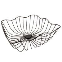 Koszyk na owoce H23634, metalowy, czarny