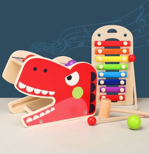 przebijak wbijak sorter cymbałki t-rex dinozaur jhtoy-564 na Arena.pl