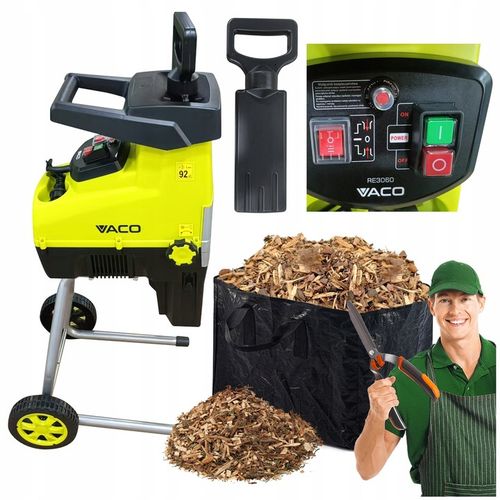 ROZDRABNIACZ ELEKTRYCZNY DO GAŁĘZI 3000W Rębak VACO + Kosz GRATIS na Arena.pl