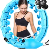 HULA HOP ODCHUDZAJĄCE Z OBCIĄŻENIEM OBCIĄŻNIKIEM SMART Z WYPUSTKAMI HULAHOP