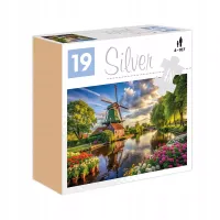 Piękne puzzle Alexander Silver Wiatrak - rehabilitacja terapia 48 elementów