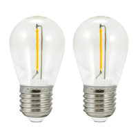 Zestaw 2 żarówek filament do girlandy Party LED 0,5W 2200K ciepła